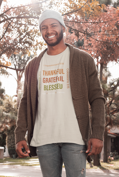 Thankful Grateful Blessed Unisex Tee